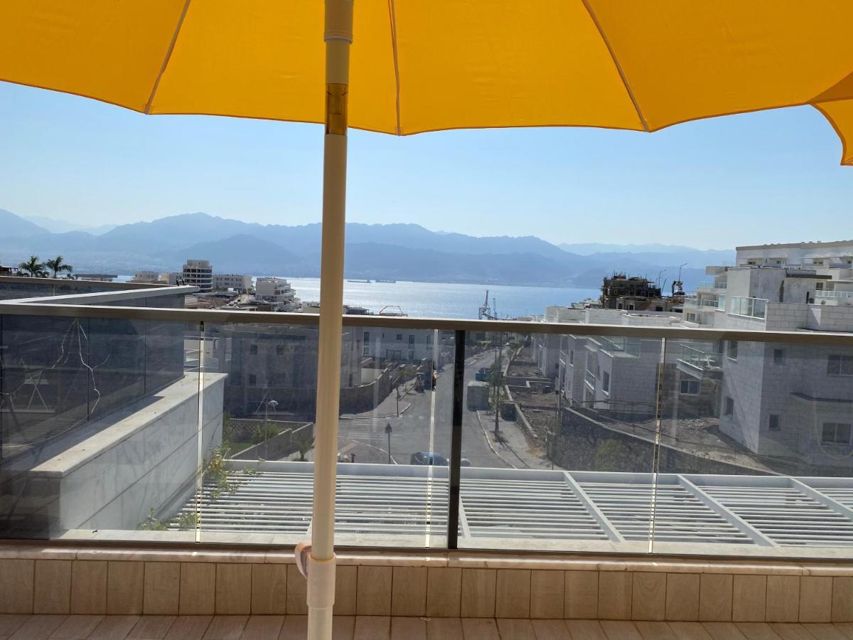 Stunning Penthouse With Sea Views And Private Heated Pool Διαμέρισμα Ελάτ Εξωτερικό φωτογραφία