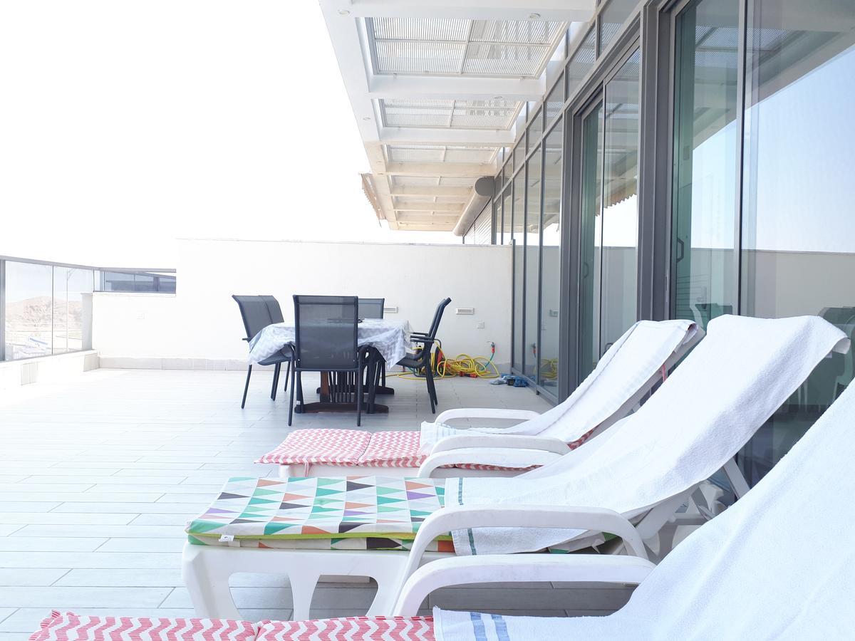 Stunning Penthouse With Sea Views And Private Heated Pool Διαμέρισμα Ελάτ Εξωτερικό φωτογραφία